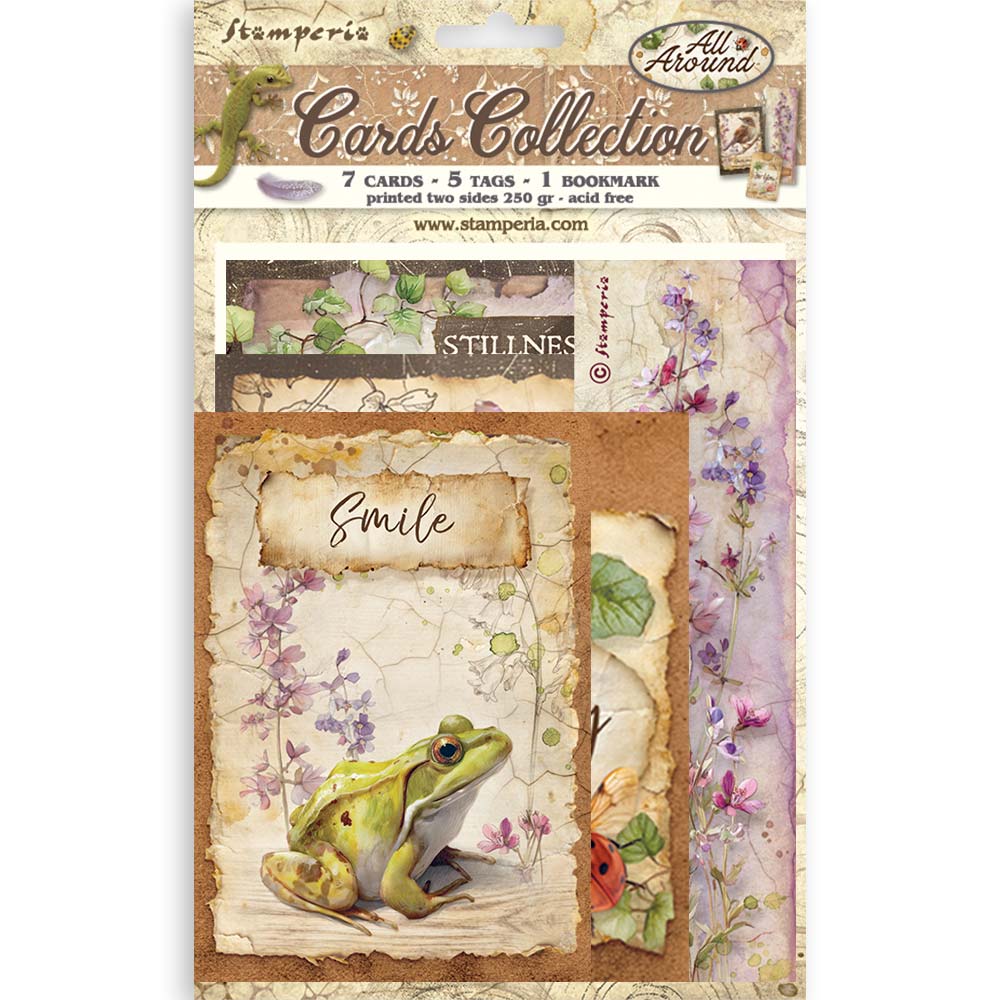Stamperia - All Around Collection - Printed Art Cards Collection