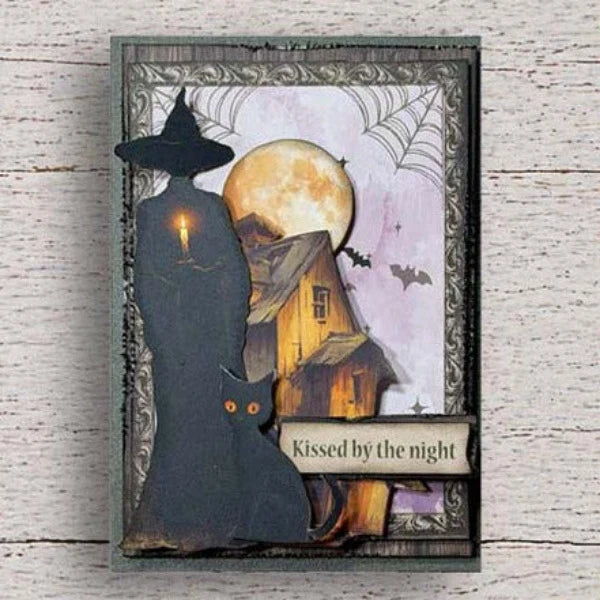 Stamperia - Printed Art Junk Journal - Stickers, Cut-Outs, and Backgrounds - Halloween
