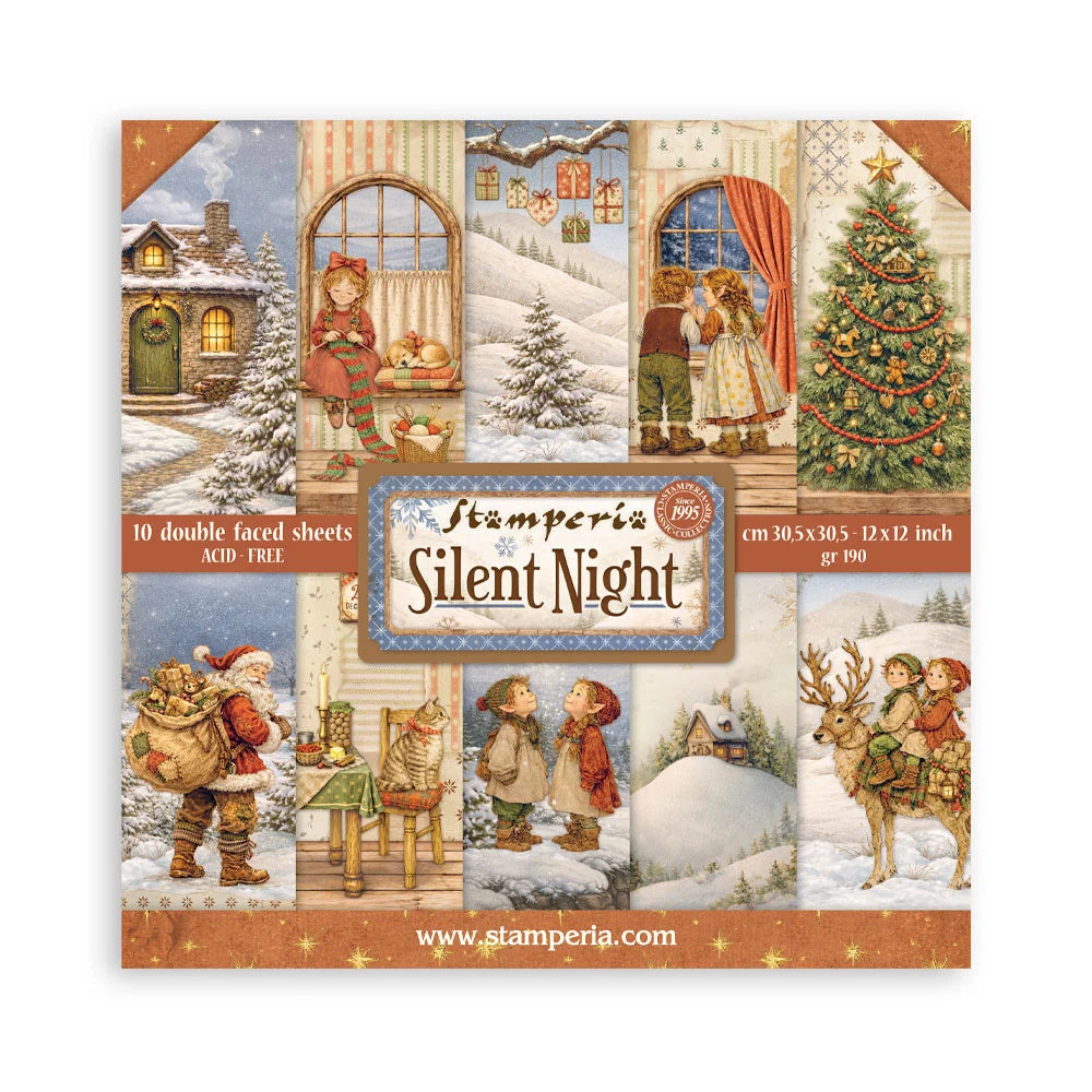 Stamperia - Silent Night Collection - 12 x 12 Paper Pad