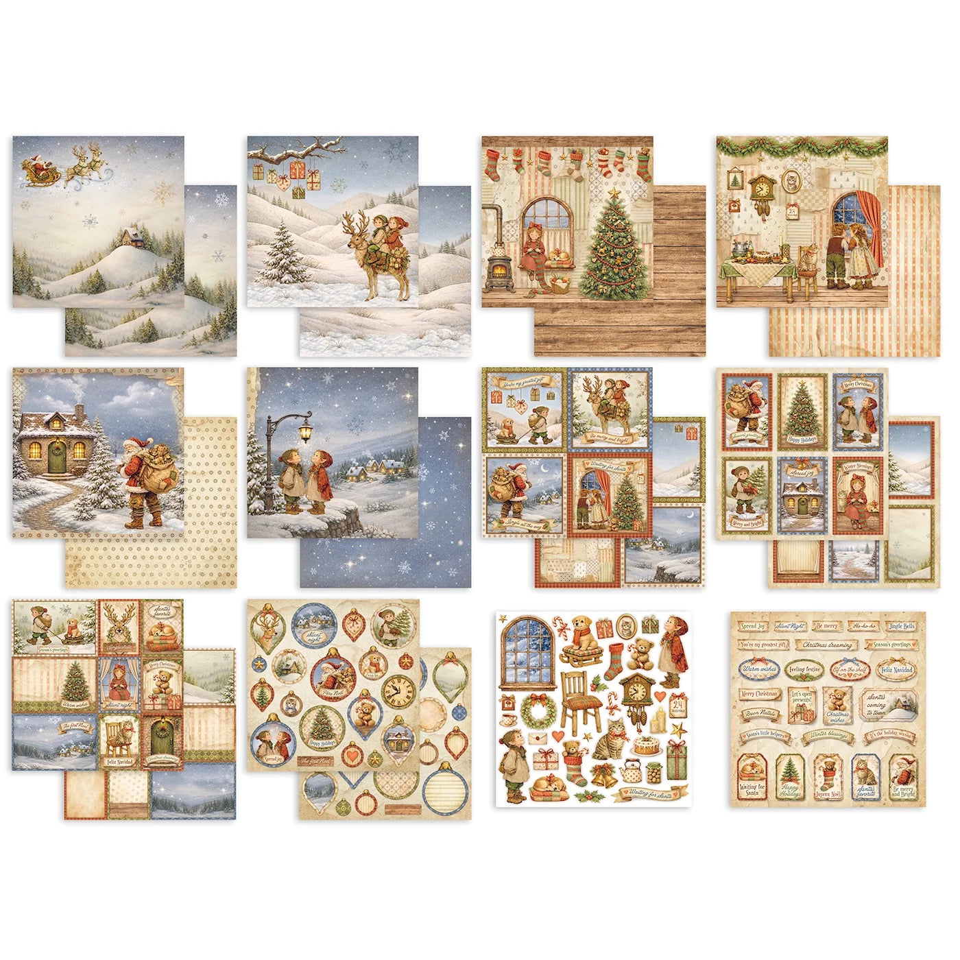 Stamperia - Silent Night Collection - 12 x 12 Paper Pad