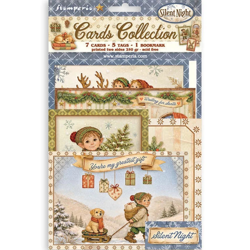 Stamperia - Silent Night Collection - Cards Collection