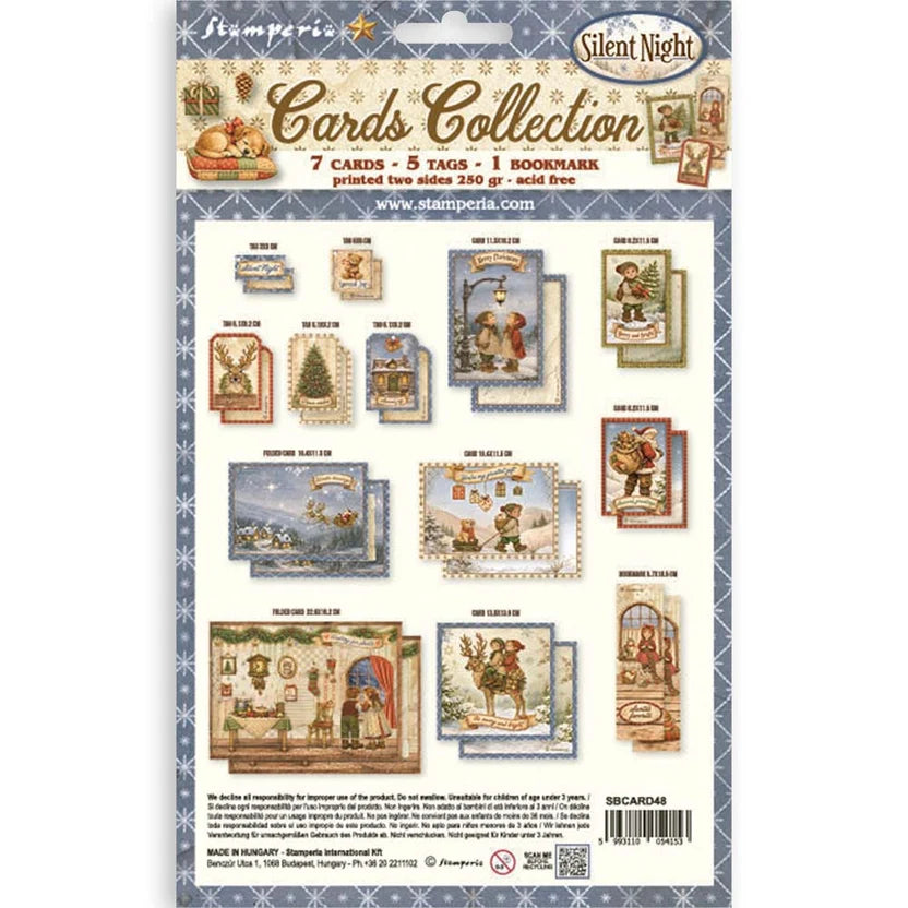 Stamperia - Silent Night Collection - Cards Collection