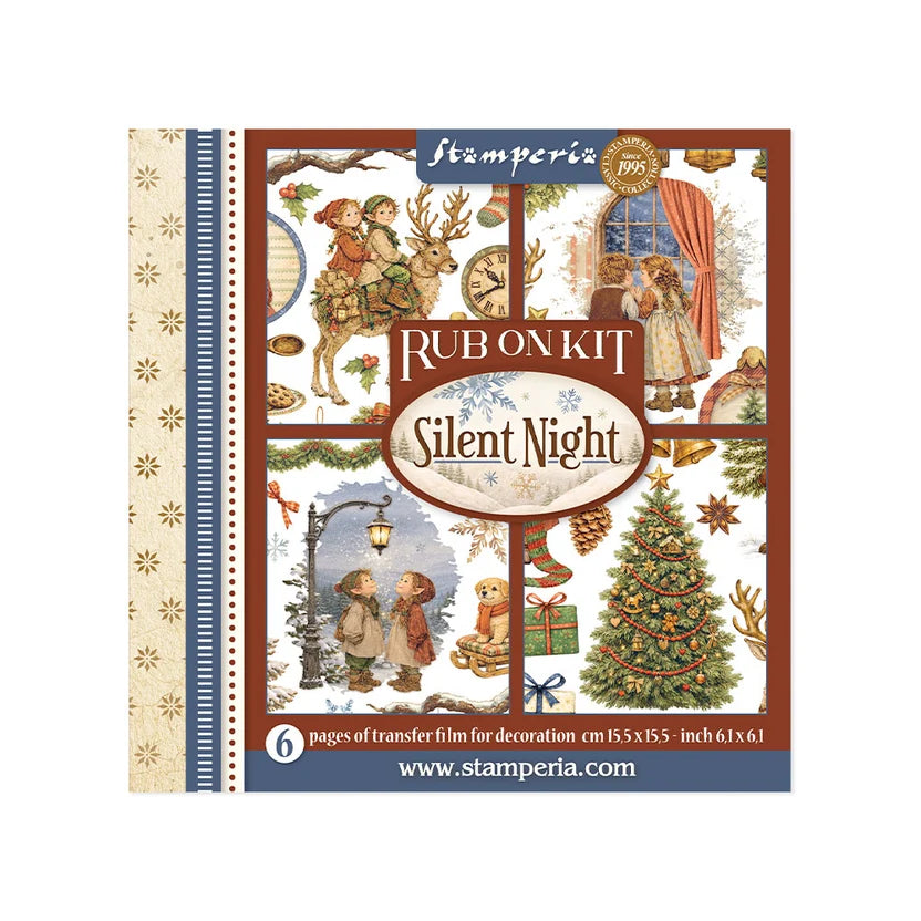 Stamperia - Silent Night Collection - Rub-On Kit