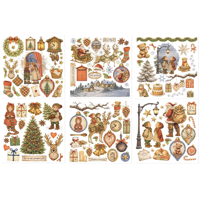 Stamperia - Silent Night Collection - Rub-On Kit