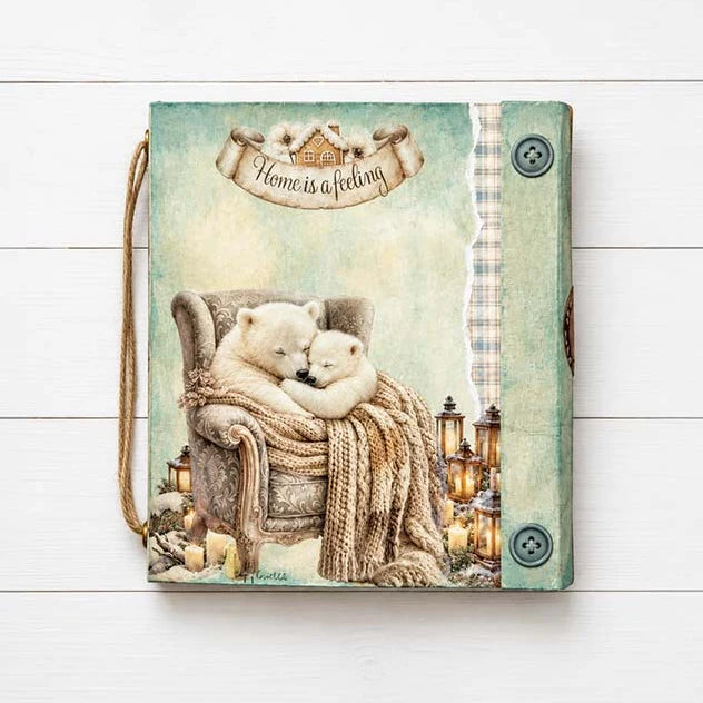 Stamperia - White Christmas Collection - 8 x 8 Paper Pad