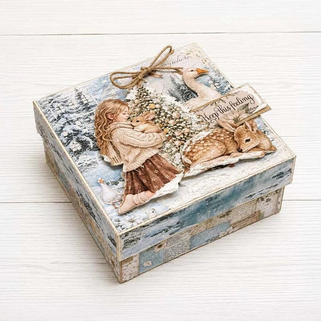 Stamperia - White Christmas Collection - Ephemera - Assorted Die Cuts