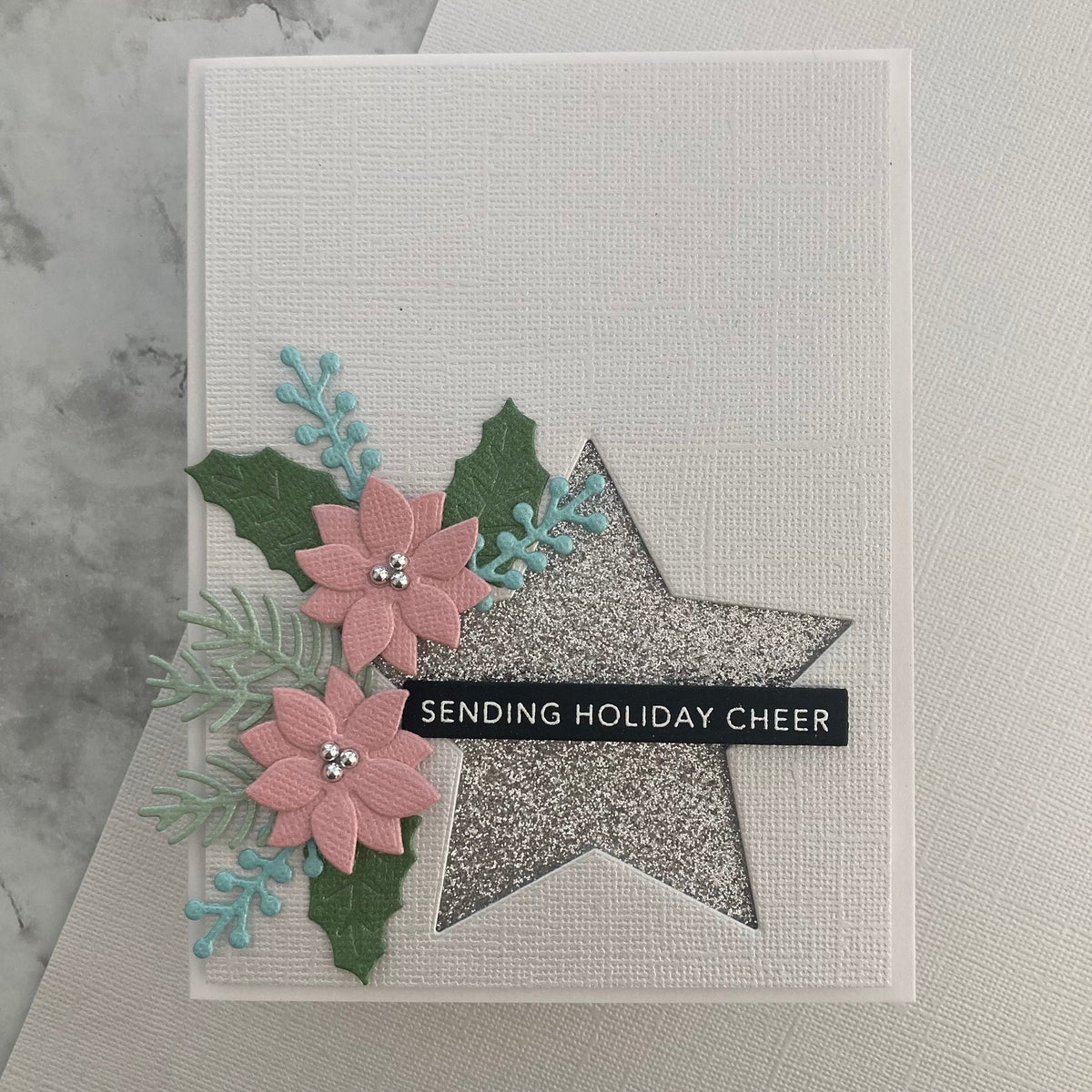 Encore - 12 x 12 Shimmer Textured Pearlescent Cardstock - Milky Way