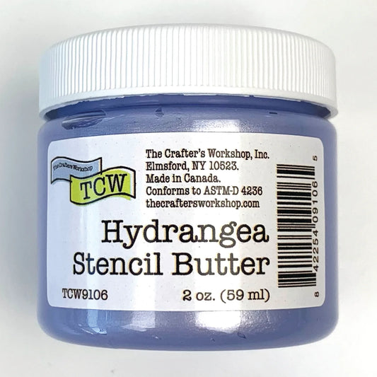 The Crafter's Workshop -   Stencil Butter 2 oz - Hydrangea