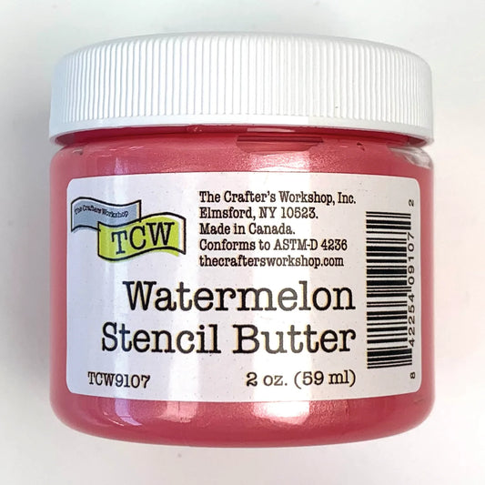 The Crafter's Workshop -   Stencil Butter 2 oz - Watermelon