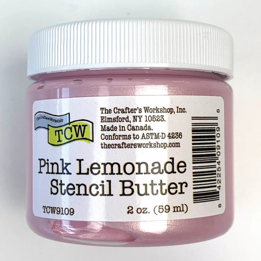 The Crafter's Workshop -   Stencil Butter 2 oz - Pink Lemonade