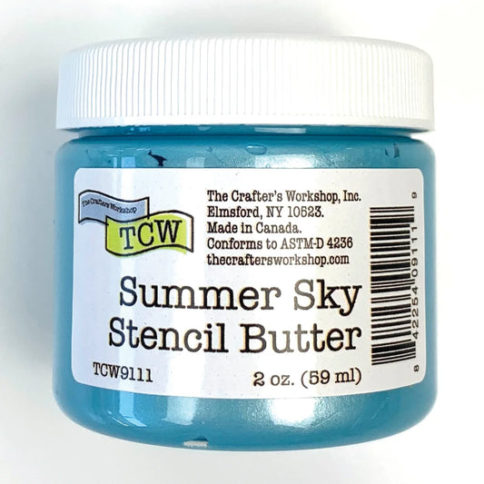 The Crafter's Workshop -   Stencil Butter 2 oz - Summer Sky