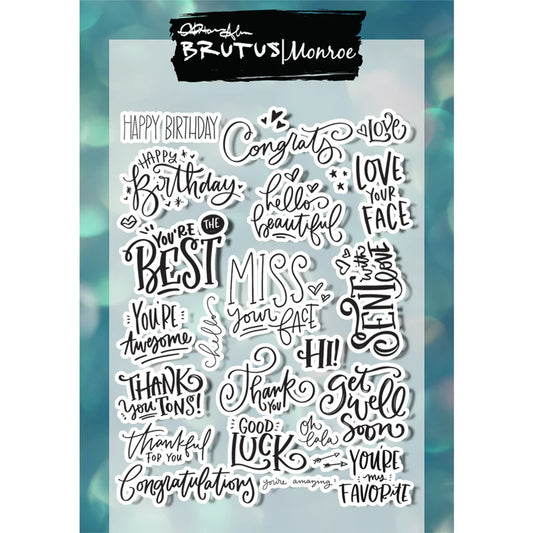 Brutus Monroe - Super Sentimental |6x8 Stamp Set