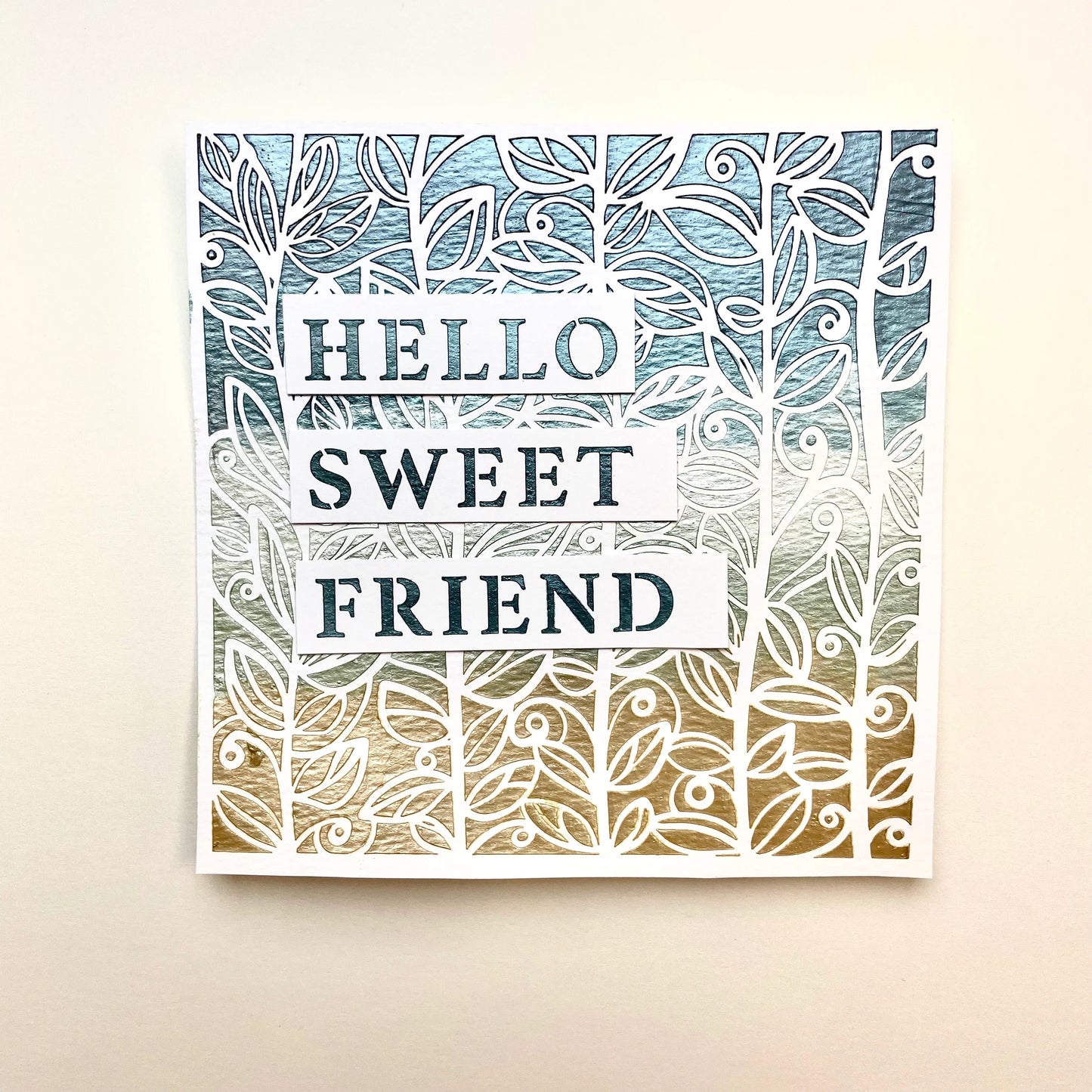 The Crafter's Workshop - 6 x 6 Stencil - Leafy Vines