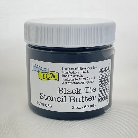The Crafter's Workshop -   Stencil Butter 2 oz - Black Tie