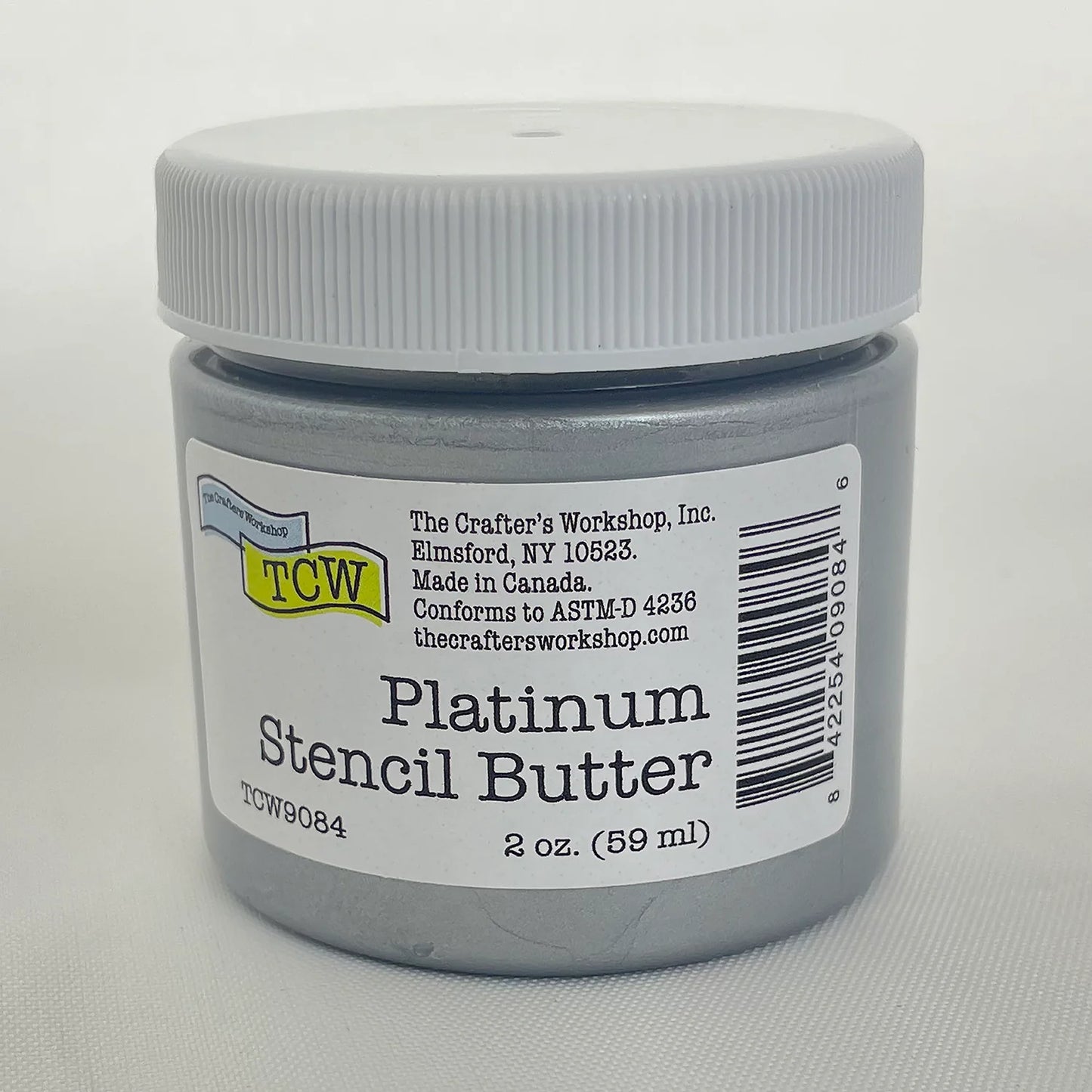The Crafter's Workshop -   Stencil Butter 2 oz -Platinum