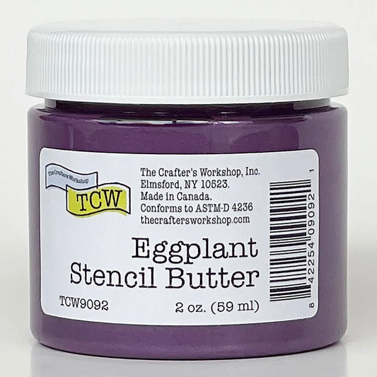 The Crafter's Workshop -   Stencil Butter 2 oz - Eggplant