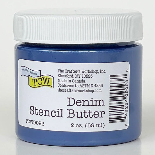 The Crafter's Workshop -   Stencil Butter 2 oz - Denim