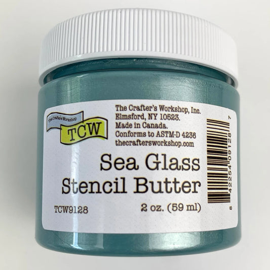 The Crafter's Workshop -   Stencil Butter 2 oz - Sea Glass