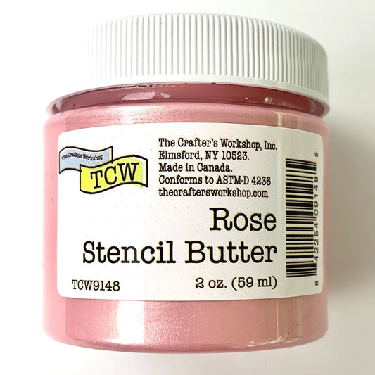 The Crafter's Workshop -   Stencil Butter 2 oz -Rose