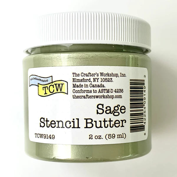 The Crafter's Workshop -   Stencil Butter 2 oz -Sage