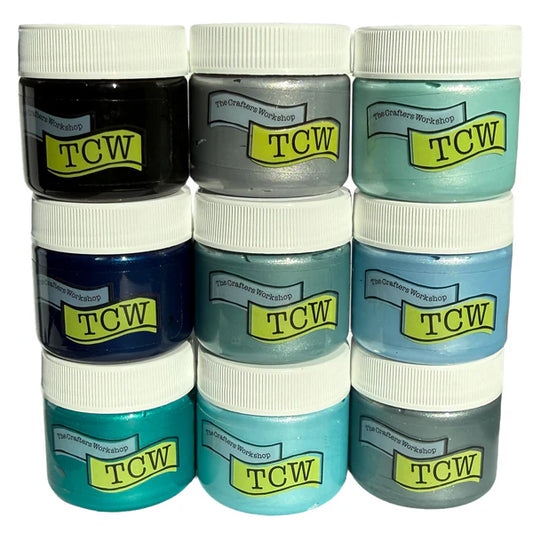 The Crafter's Workshop -   Oceanscape Stencil Butter mini 9-Pack