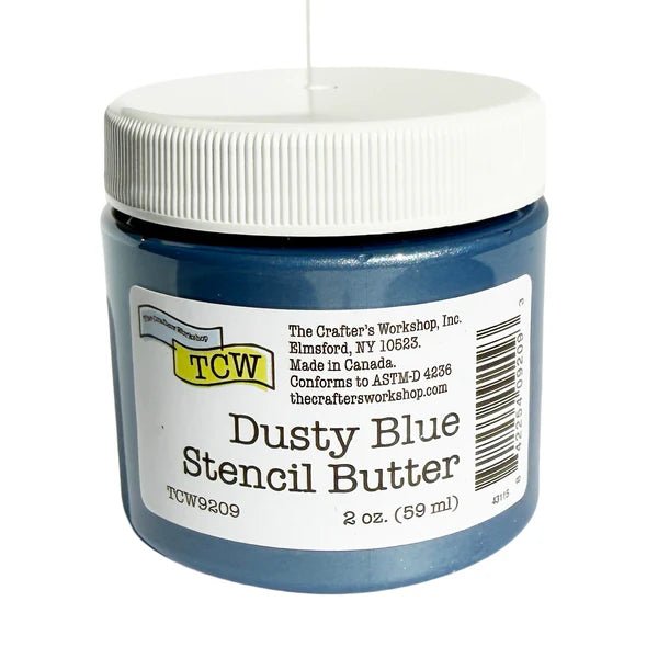 The Crafter's Workshop -   Stencil Butter 2 oz - Dusty Blue