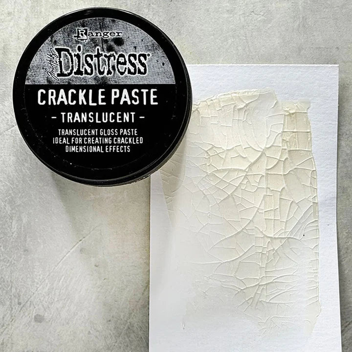 Ranger Ink - Tim Holtz - Distress Crackle Paste - 3 Ounces - Translucent