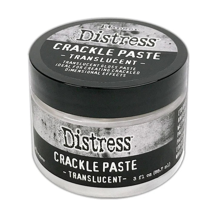 Ranger Ink - Tim Holtz - Distress Crackle Paste - 3 Ounces - Translucent