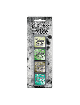 Packaging of Distress Oxide products on a white background