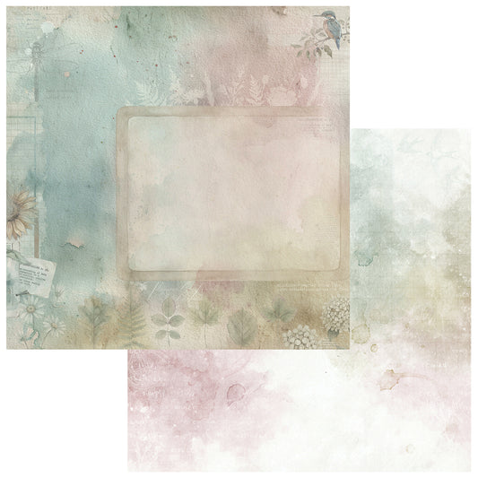 49 And Market - The Quiet Observer Collection - 12 x 12 Double-Sided Paper - Gossamer Garden
