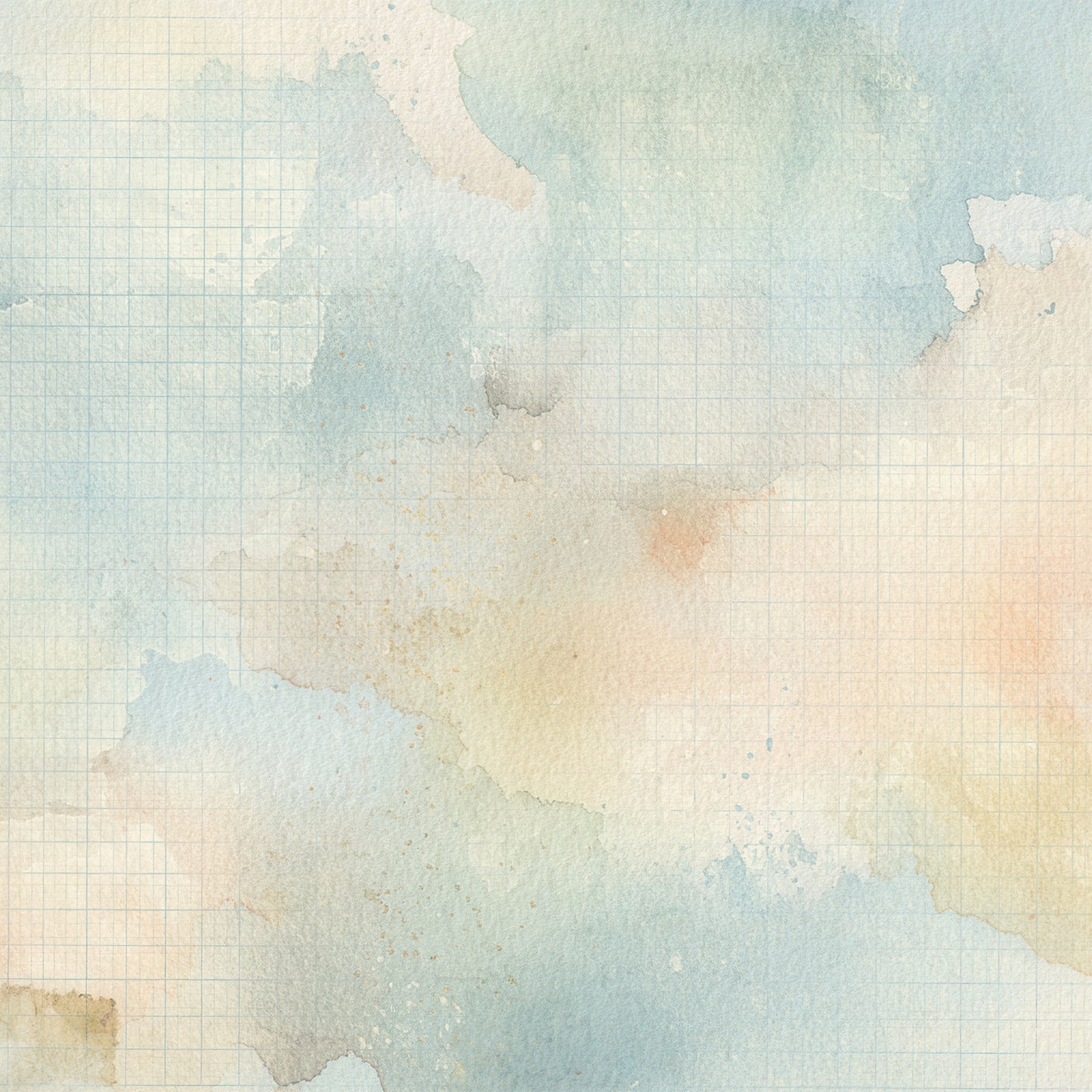 49 And Market - The Quiet Observer Collection - 12 x 12 Double-Sided Paper - Soft Llitany