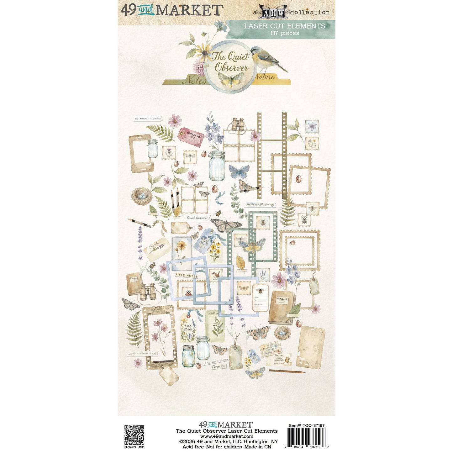 49 And Market - The Quiet Observer Collection - Laser Cuts - Elements
