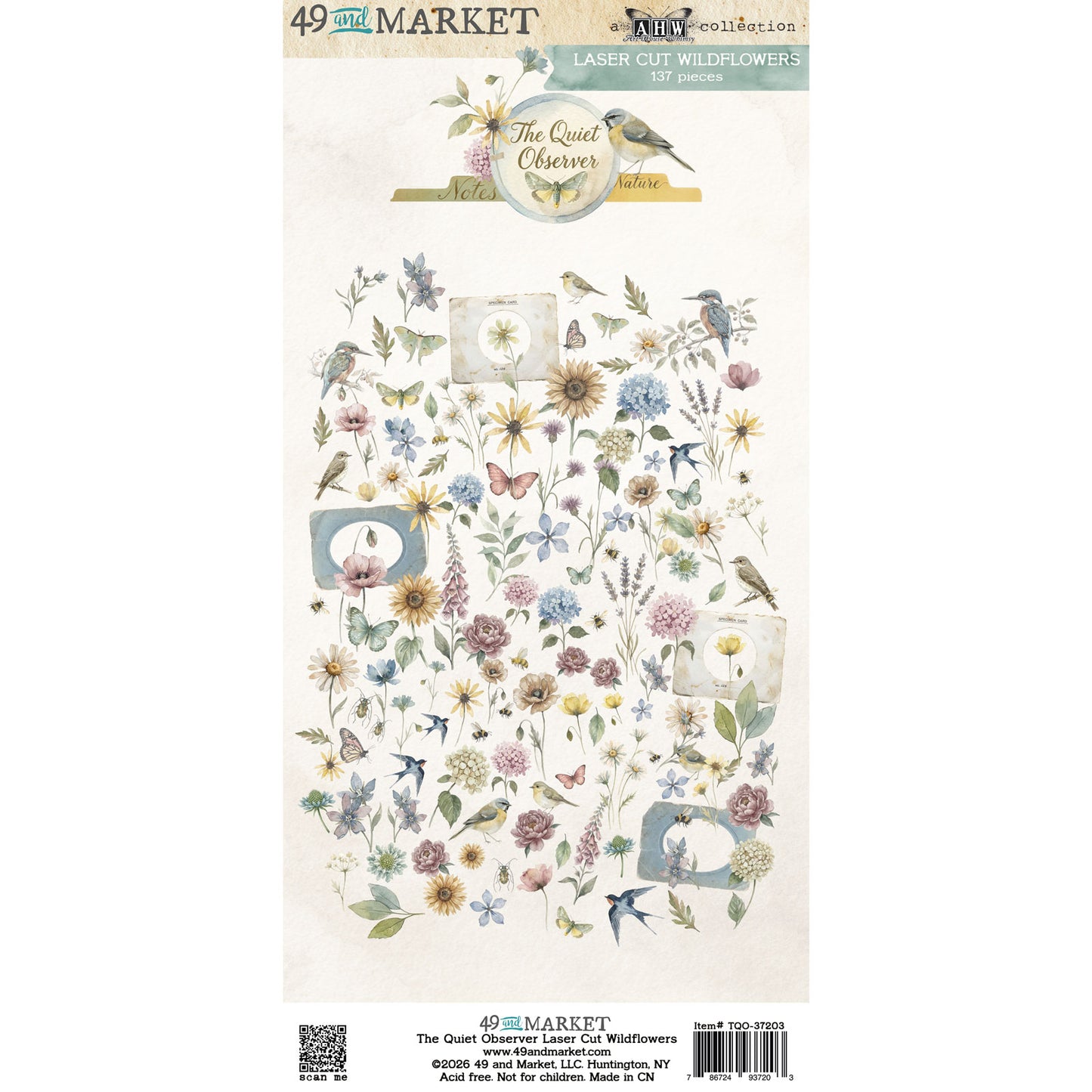 49 And Market - The Quiet Observer Collection - Laser Cuts - Wildflowers