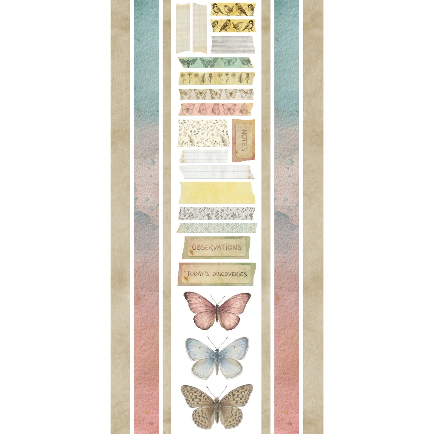 49 and Market - The Quiet Observer Collection - Washi Sheets
