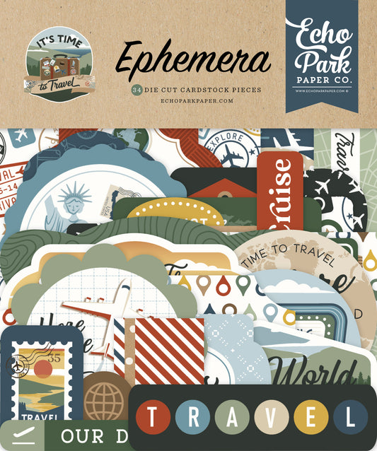 Echo Park - It's Time To Travel Collection - Ephemera