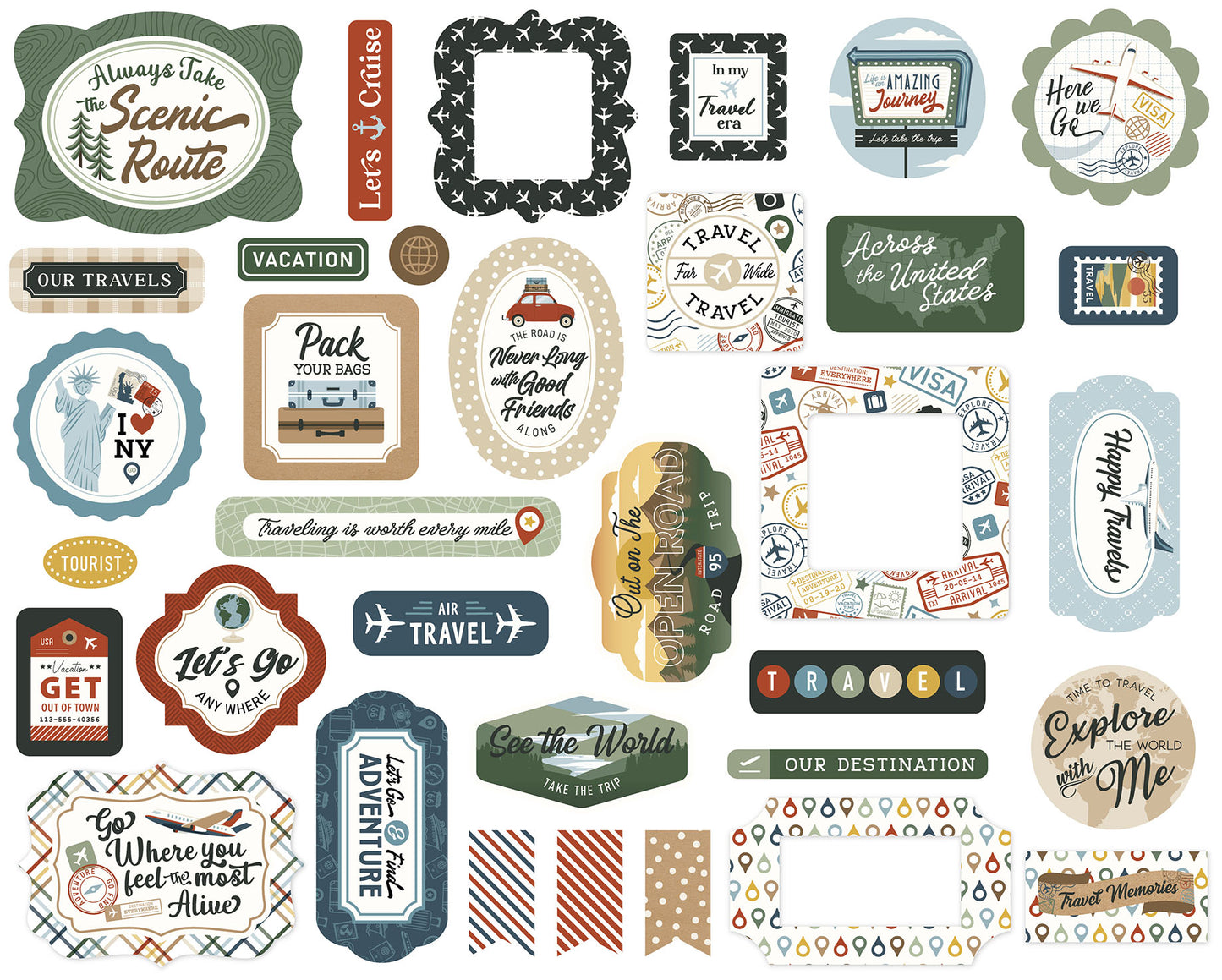 Echo Park - It's Time To Travel Collection - Ephemera