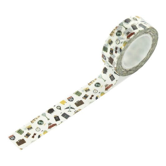 Echo Park - It's Time To Travel Collection - Washi Tape - Travel Day Icons