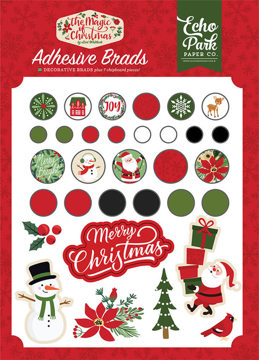 Echo Park - The Magic Of Christmas Adhesive Brads