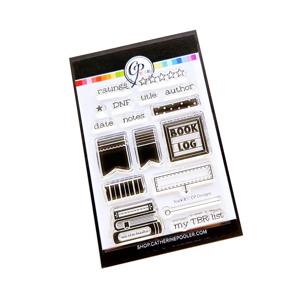 Catherine Pooler Designs - Curl Up With Winter Collection - Clear Photopolymer Stamps - Track It