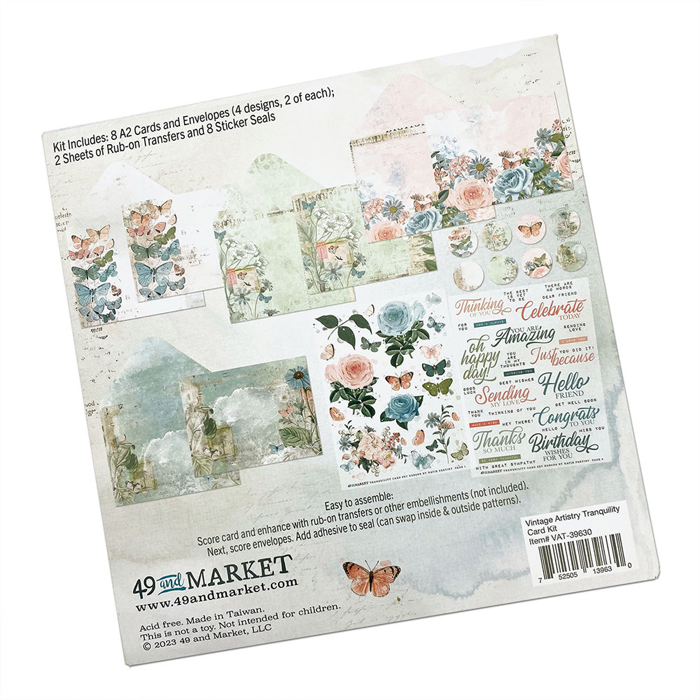 49 and Market - Vintage Artistry Tranquility Collection - Card Kit