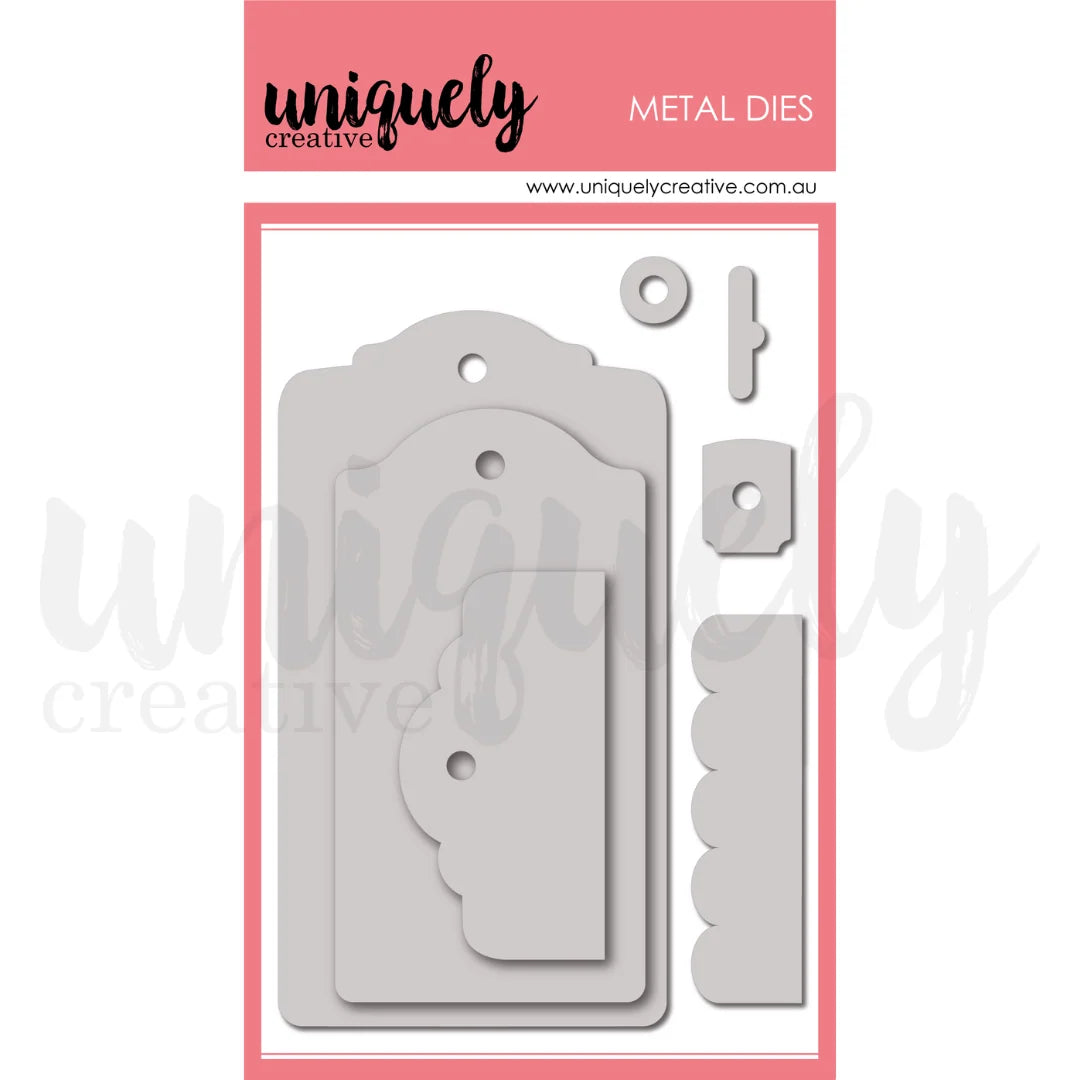 Uniquely Creative - Cutting Dies - Tags, Tops N Tails 2.0