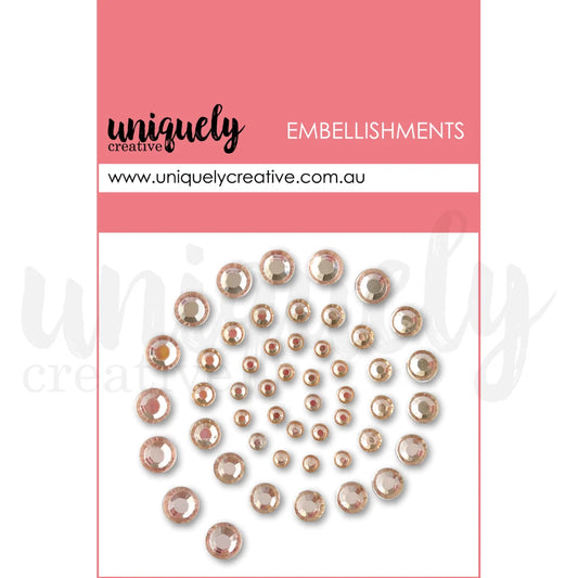 Uniquely Creative - Embellishments - Champagne Rhinestones