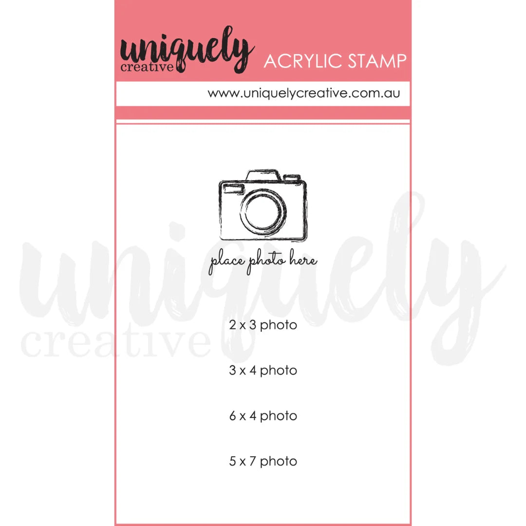 Uniquely Creative - Photopolymer Stamp - Place Photo Here