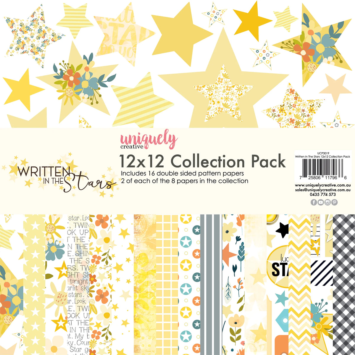 Uniquely Creative - Written In The Stars Collection - 12 x 12  Collection Pack