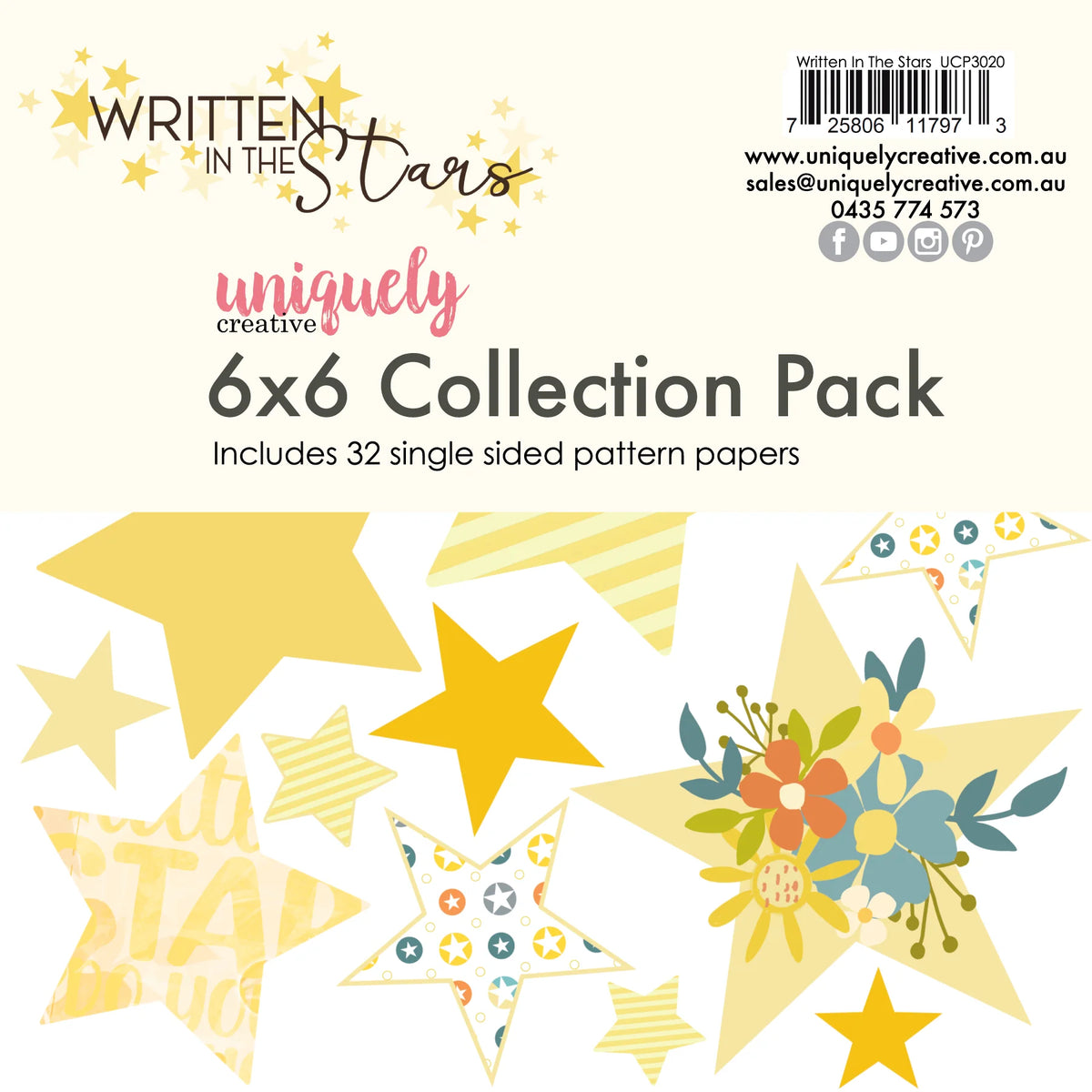 Uniquely Creative - Written In The Stars Collection - 6x6 Collection Pack