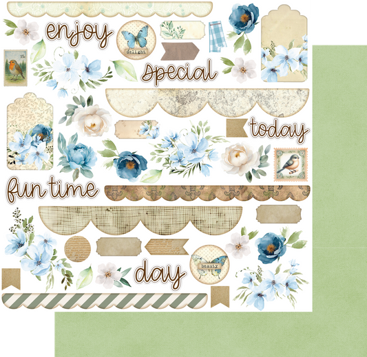 Uniquely Creative - Delighted Curiosities  Collection - 12 x 12 Double Sided Paper - Curiosity Cabinet