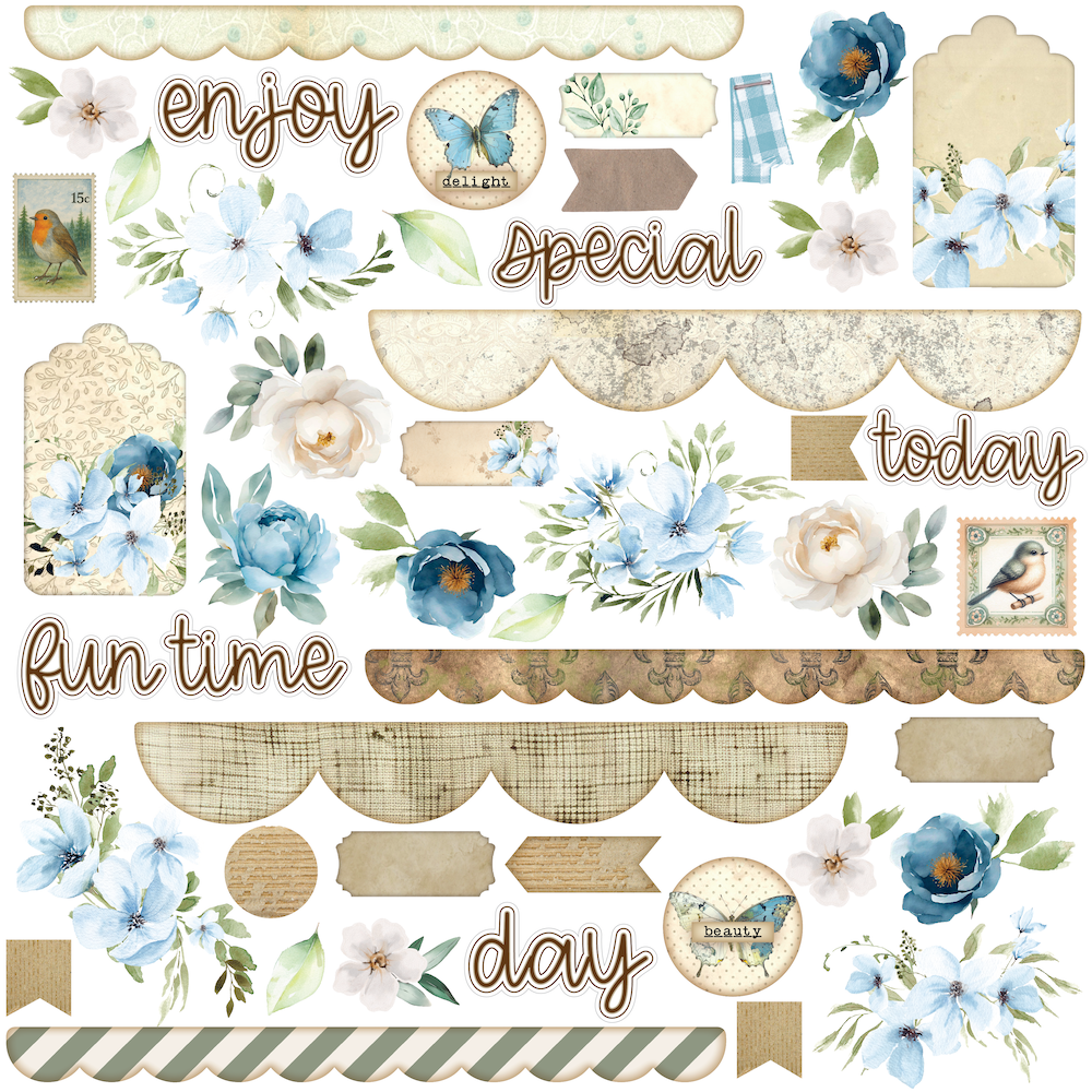 Uniquely Creative - Delighted Curiosities  Collection - 12 x 12 Double Sided Paper - Curiosity Cabinet