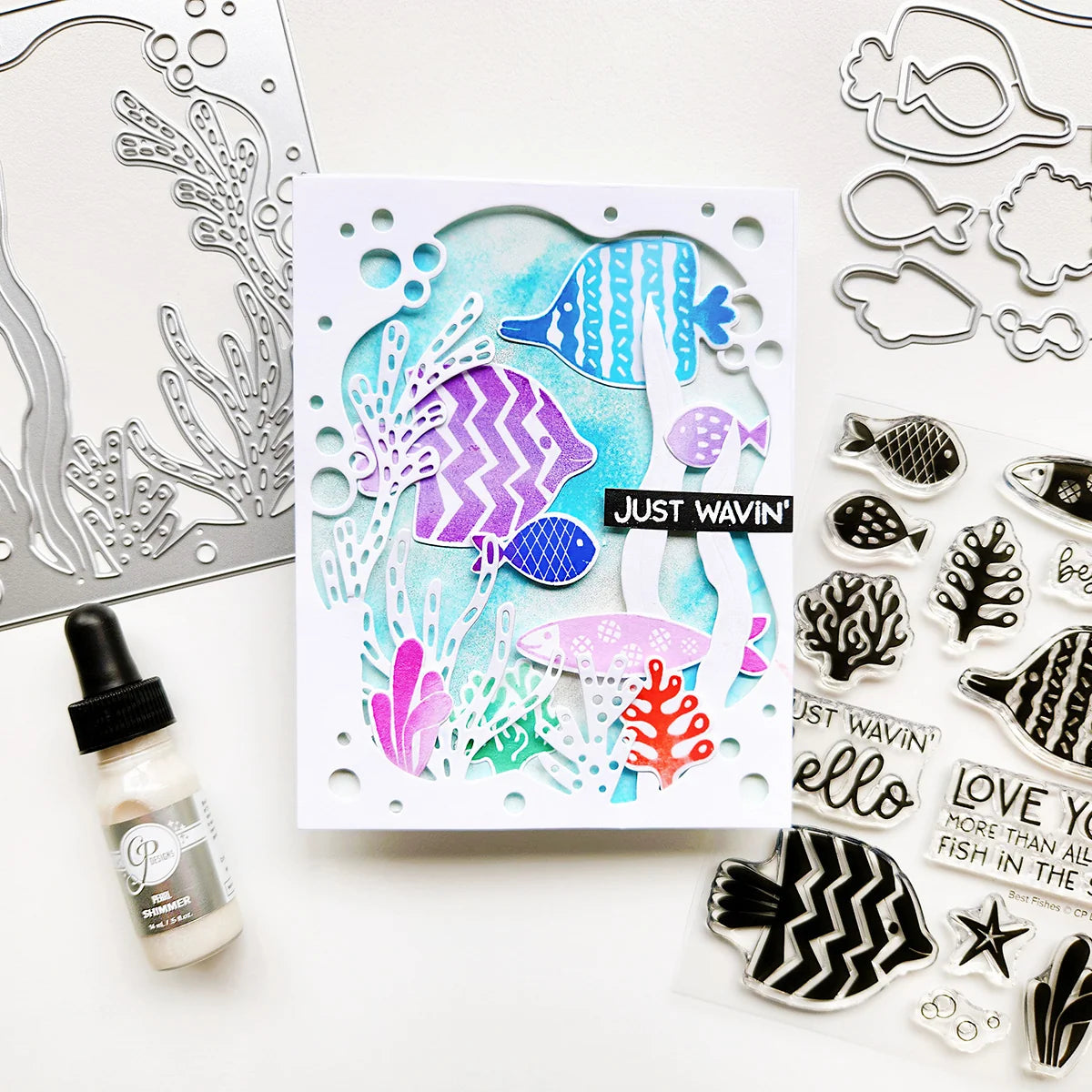Catherine Pooler Designs - Ocean Wonders Collection - Dies - Best Fishes