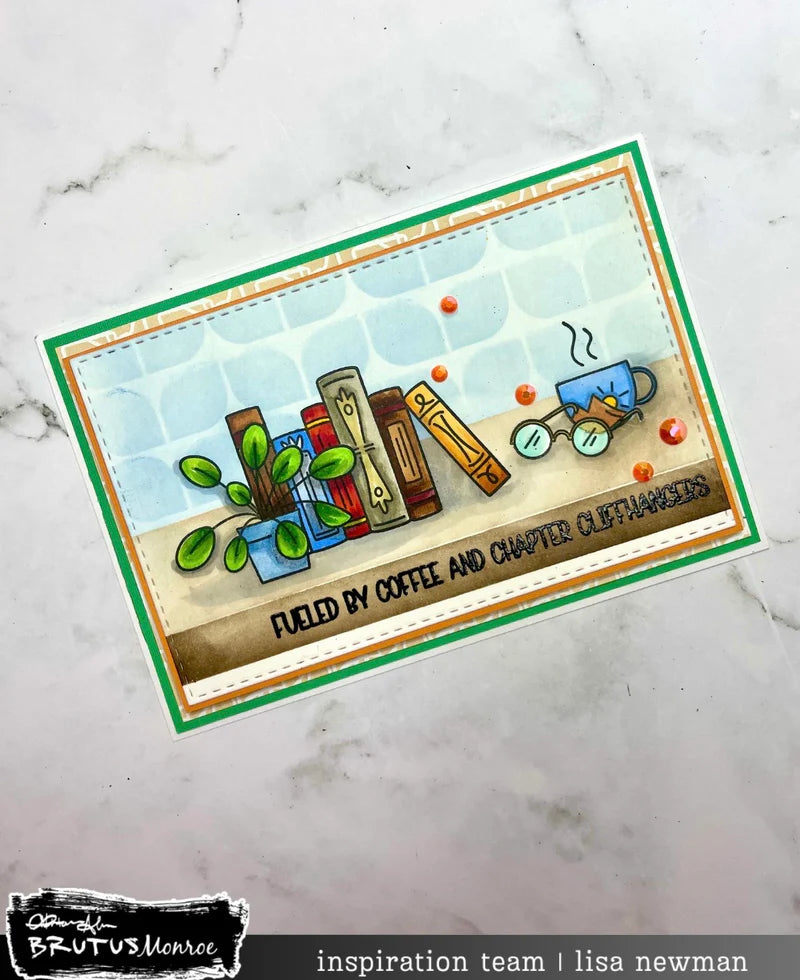 Brutus Monroe - Page Turner Collection - Clear Photopolymer Stamps - Literally The Best