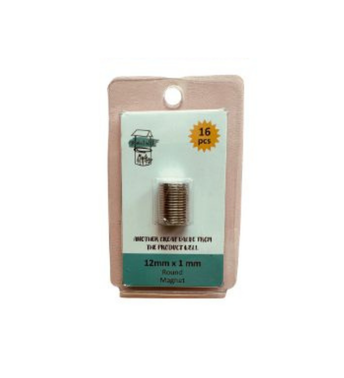 Product Well - 12 mm x 1 mm Round Magnet - 16 pieces